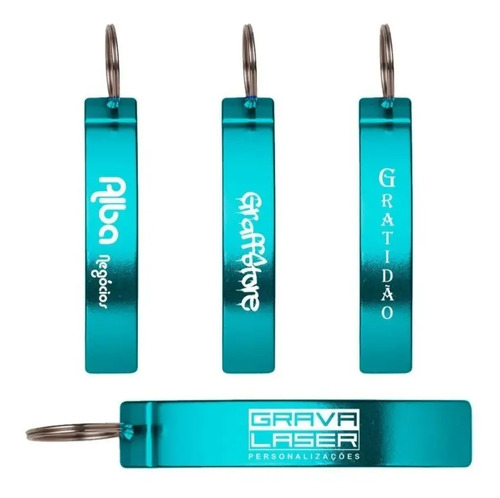 90 Chaveiros Abridor Personalizado Laser Brinde Lembrancinha - Imagem 7