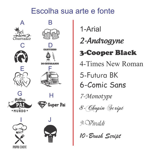 12 Kit Churrasco Time Nome Personalizado Presente Luxo Inox E Madeira Natural - Imagem 4