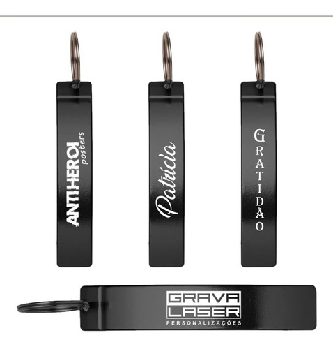 250 Chaveiros Abridor Garrafa Gravados À Laser Com Sua Logo - Imagem 6