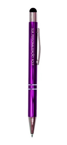 50 Caneta Metal Touch Personalizada Laser Brinde Gift Lindas - Imagem 5